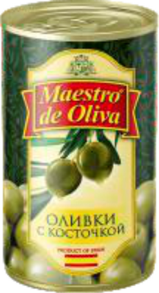 Оливки з кісточкою "Maestro de Oliva", 280г РЕТ